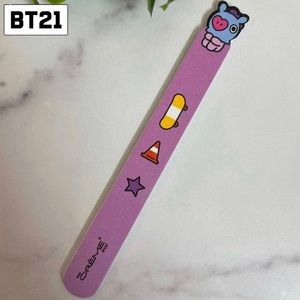 BTS x The Creme Shope BT21 Mang J-hope Purple Nail File Manicure Tool